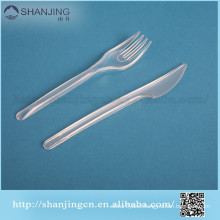 Hot sale disposable plastic knife and fork set aline cutlery set
